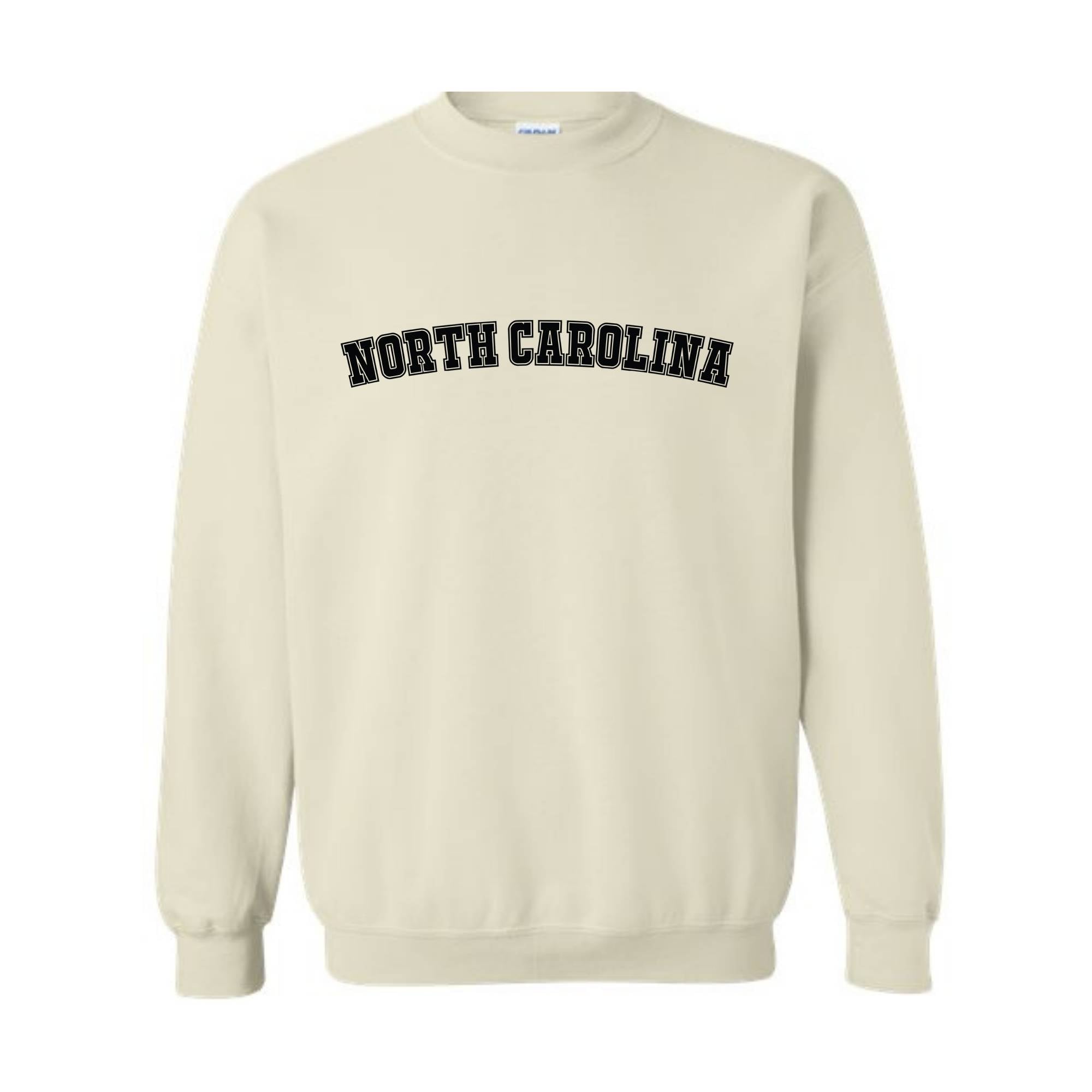 Vintage North Carolina Sweatshirt, Carolina Sweatshirt, Sweatshirt, North Carolina Gift, Vintage Sweatshirt, State Sweatshirt,