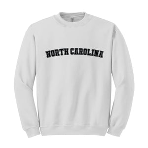 Vintage North Carolina Sweatshirt, Carolina Sweatshirt, Sweatshirt, North Carolina Gift, Vintage Sweatshirt, State Sweatshirt,