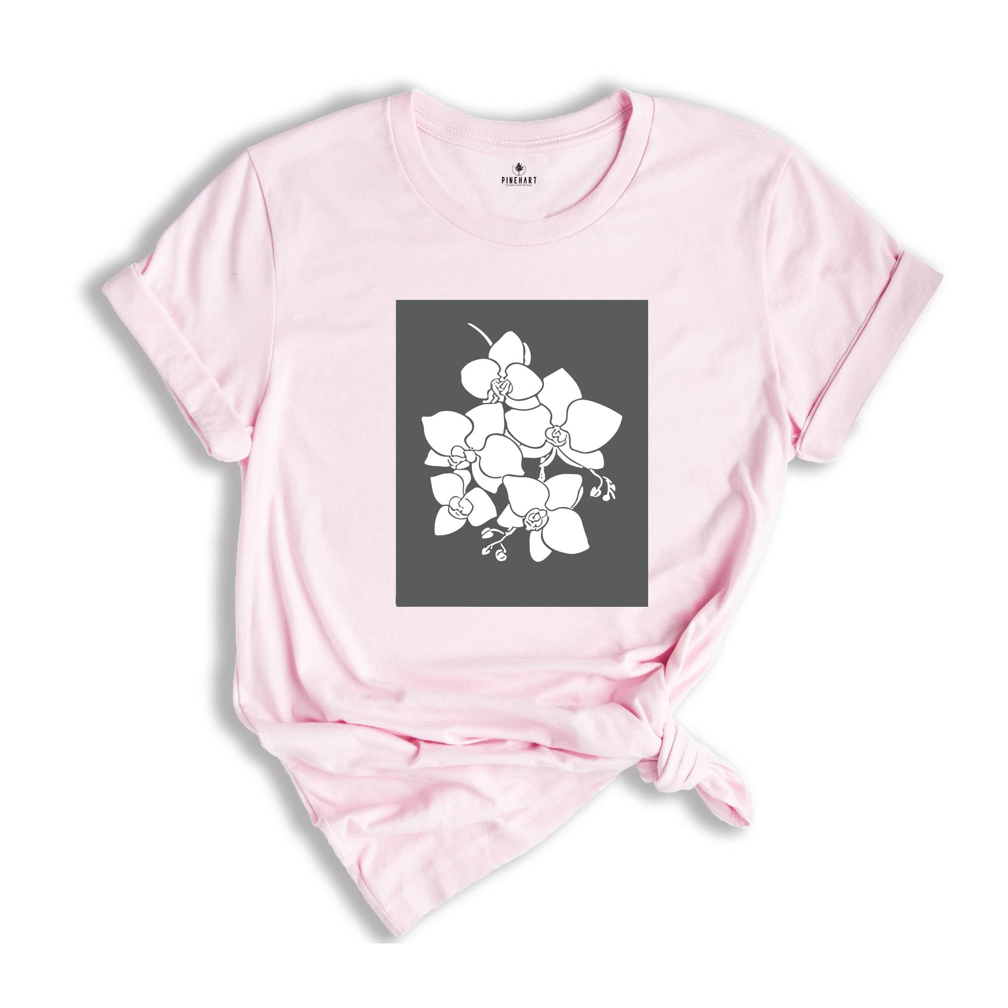 Vintage Orchid Flowers Shirt, Botanical Shirt, Retro Floral Shirt, Artistic Flowers Shirt, Winter Shirt, Cute Floral Shirt, Trendy Mom Shirt