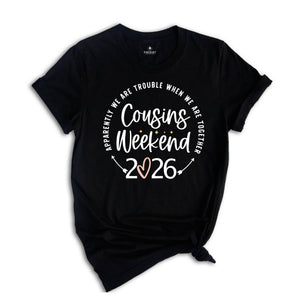 Warning 2026 Cousin Trip, Vacation Shirt, Cousin Trip Shirt, Matching Cousin Vacation Tee, Family Shirt, Cousin Crew Shirt, Cousin Squad