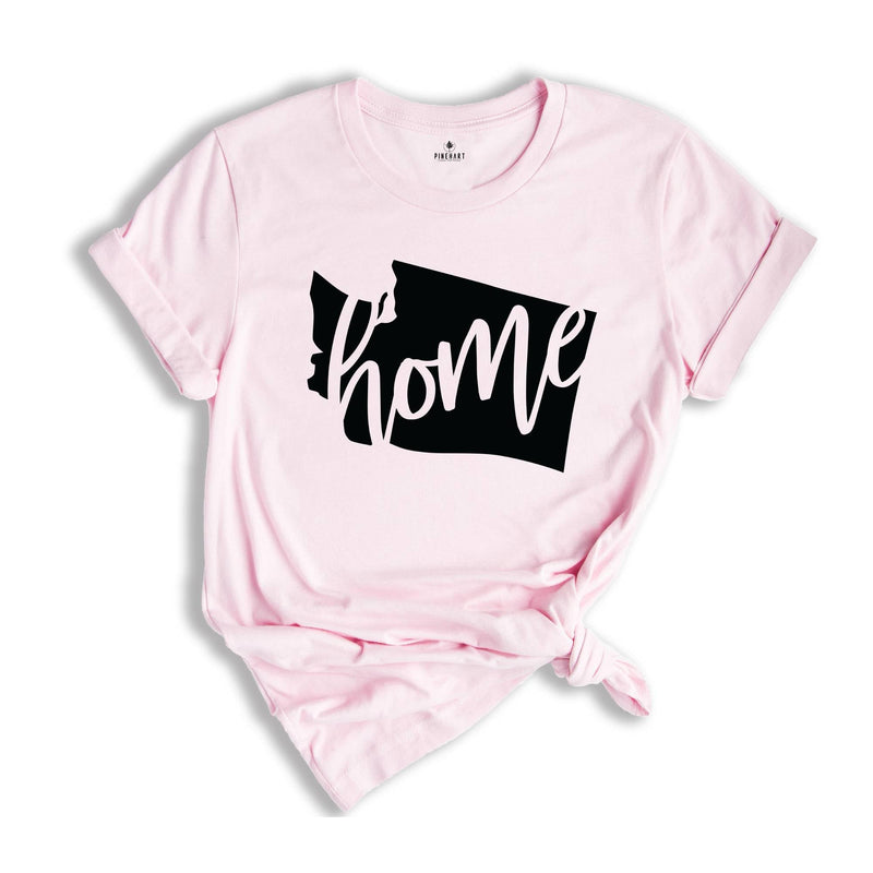 Washington State Shirts, Washington State Map Shirt, Washington Travel Gifts, Washington Clothing, Washington Apparel