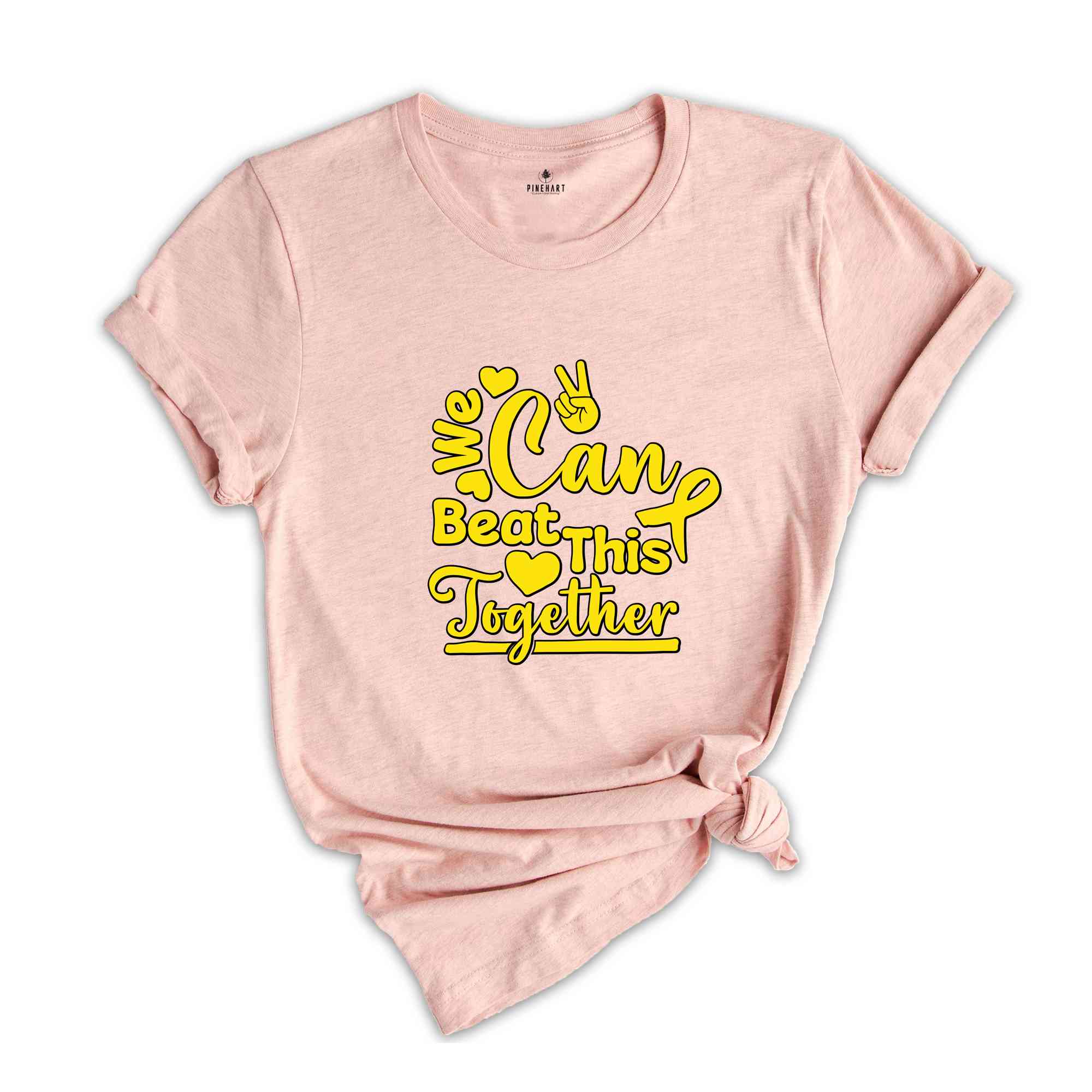 We Can Beat This Together Shirt, Childhood Cancer Awareness Shirt, Cancer Fighter shirt, Childhood Cancer Support Tee.