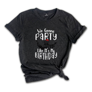 We Gonna Party Like It's My Birthday Shirt, Christian Christmas T-Shirt, Christmas Jesus Shirt, Funny Jesus Shirt