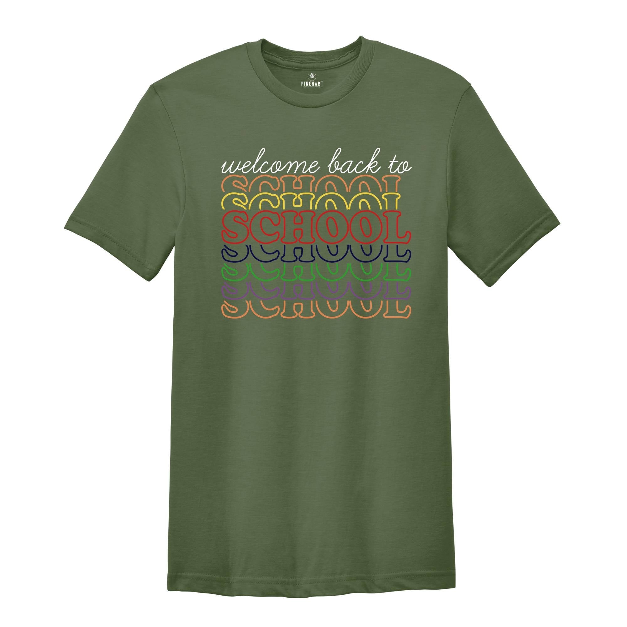 Welcome Back To School Shirt, Beautifully Designed School Shirt, Teacher Shirt, First Day Of School Shirt, Back To School Shirt, Teacher Tee