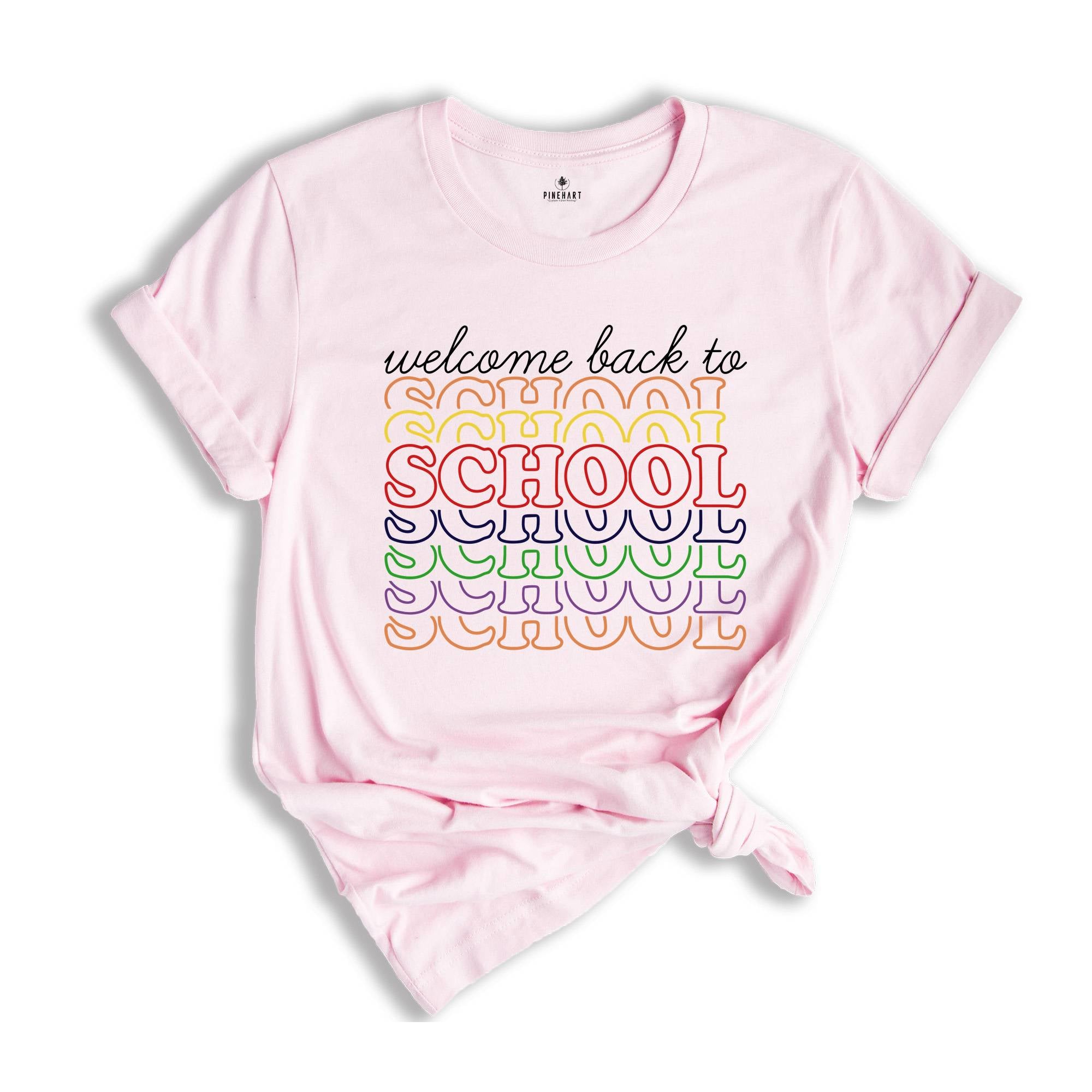 Welcome Back To School Shirt, Beautifully Designed School Shirt, Teacher Shirt, First Day Of School Shirt, Back To School Shirt, Teacher Tee