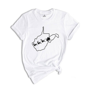 West Virginia Christmas Shirt, West Virginia T shirt, Christmas Gift, West Virginia New Year Party, Christmas Home Shirt, Christmas Outfit