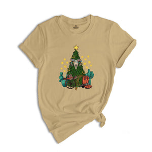 Western Christmas Shirt, Christmas Tree Shirt, Country Shirt, Xmas Skull Shirt, Christmas Party Tee, Christmas Sweatshirt