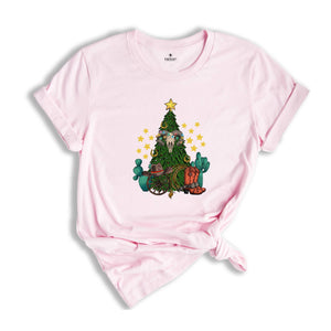 Western Christmas Shirt, Christmas Tree Shirt, Country Shirt, Xmas Skull Shirt, Christmas Party Tee, Christmas Sweatshirt