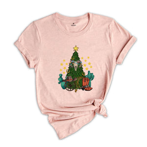 Western Christmas Shirt, Christmas Tree Shirt, Country Shirt, Xmas Skull Shirt, Christmas Party Tee, Christmas Sweatshirt