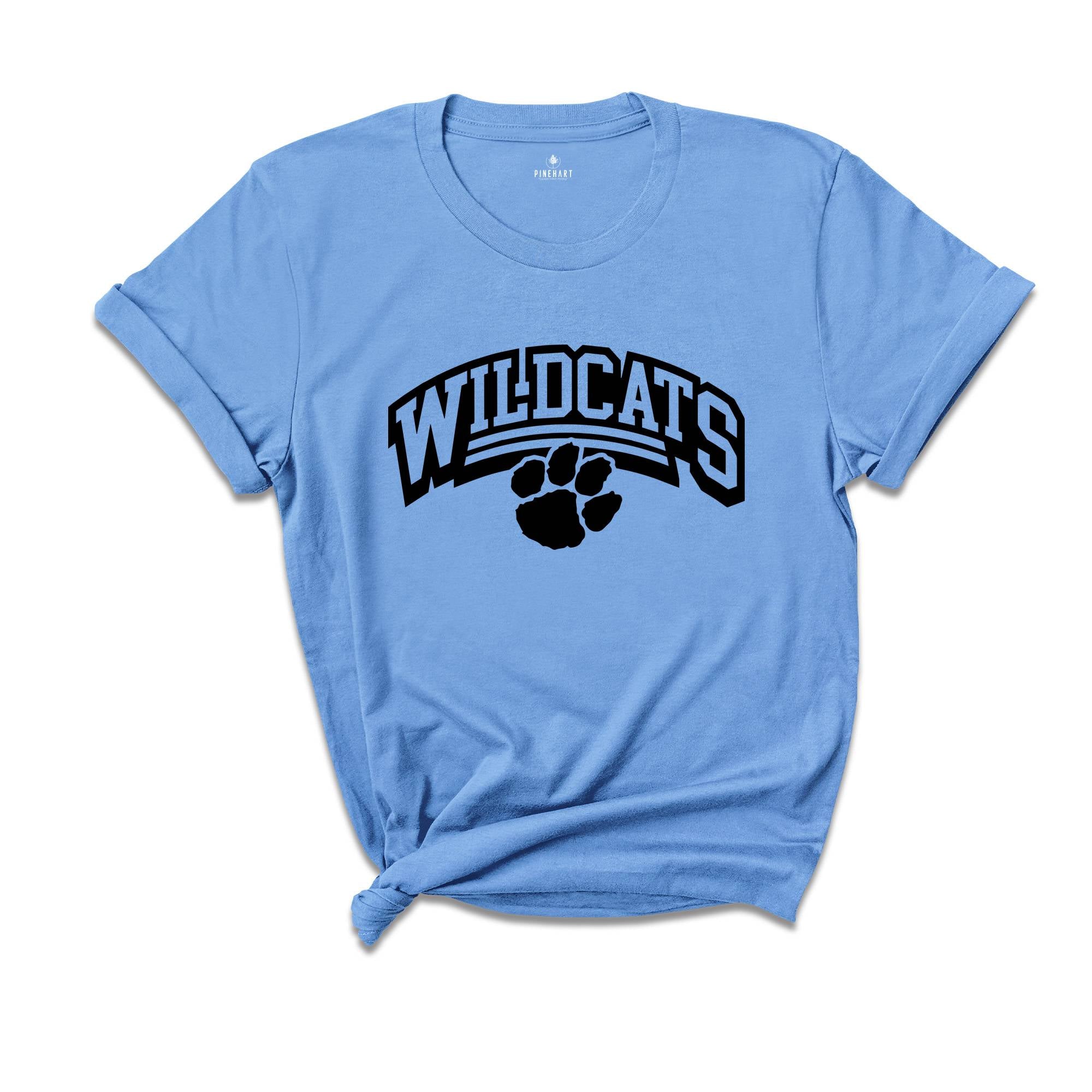 Wildcats Team Mascot Shirt, Wildcats Team Shirt, Wildcats Football Shirt, Wildcats Fan Shirt, Wildcats School Spirit, Game Day Shirt