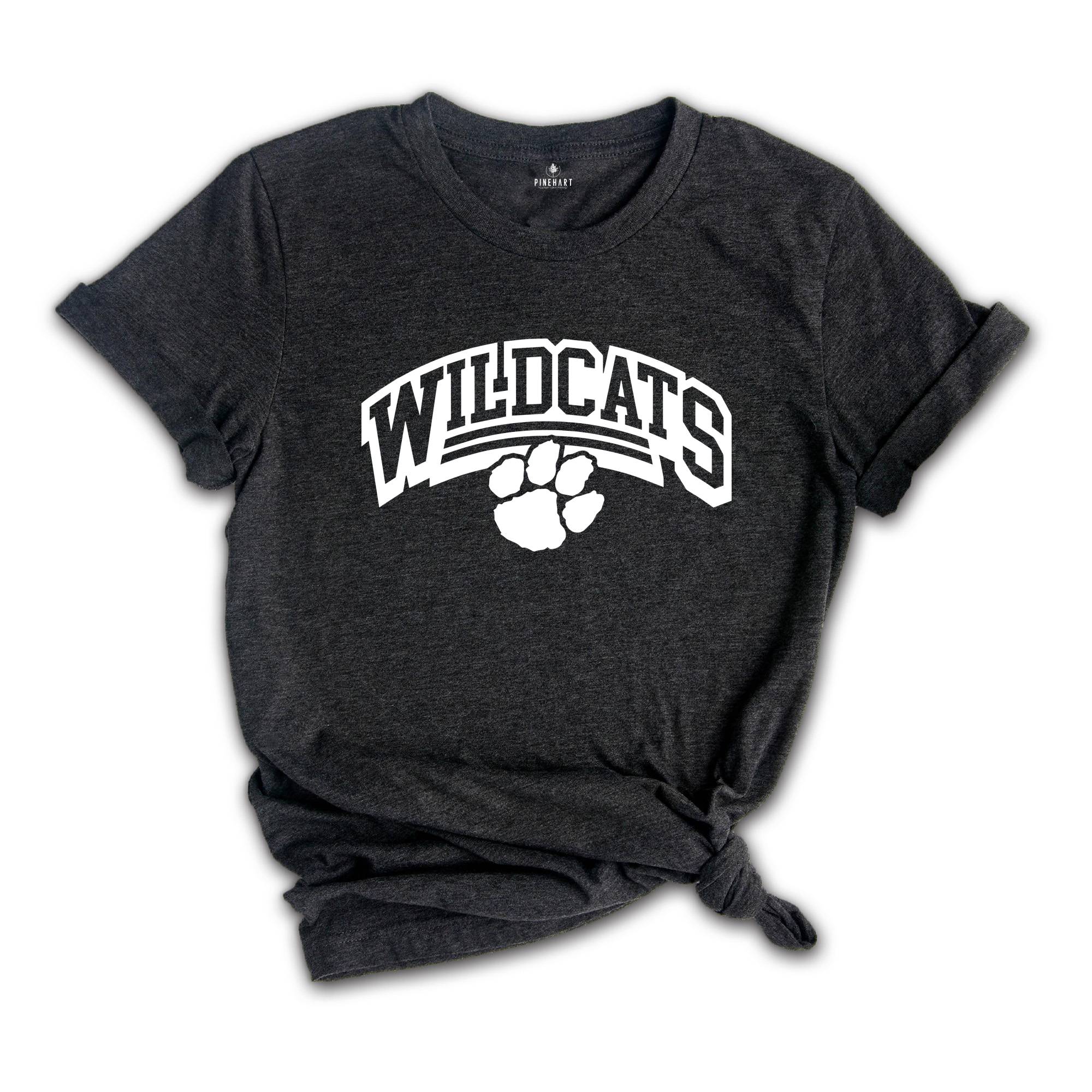 Wildcats Team Mascot Shirt, Wildcats Team Shirt, Wildcats Football Shirt, Wildcats Fan Shirt, Wildcats School Spirit, Game Day Shirt