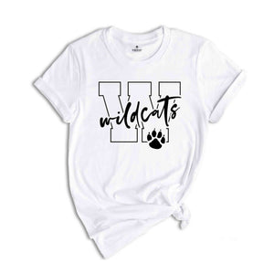 Wildcats Team Shirt, Team Mascot Shirt, Wildcats Football Tee, Wildcats Fan Shirt, Wildcats School Tee, Wildcats Shirt