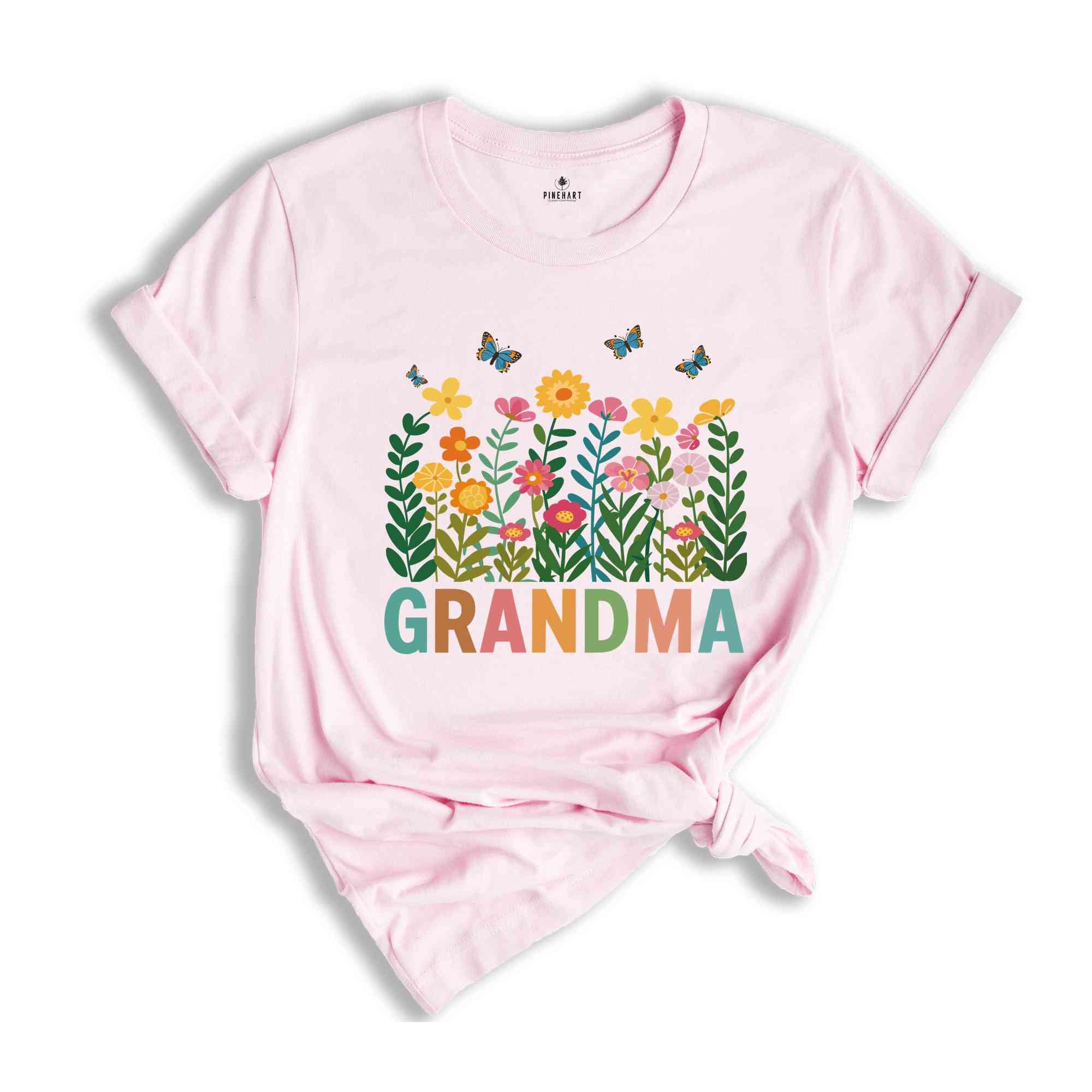 Wildflower Grandma Shirt, Flowers Shirt, Flower Grandma Shirt, Grandma Shirt, Cool Mom Shirt, Gift For Grandma