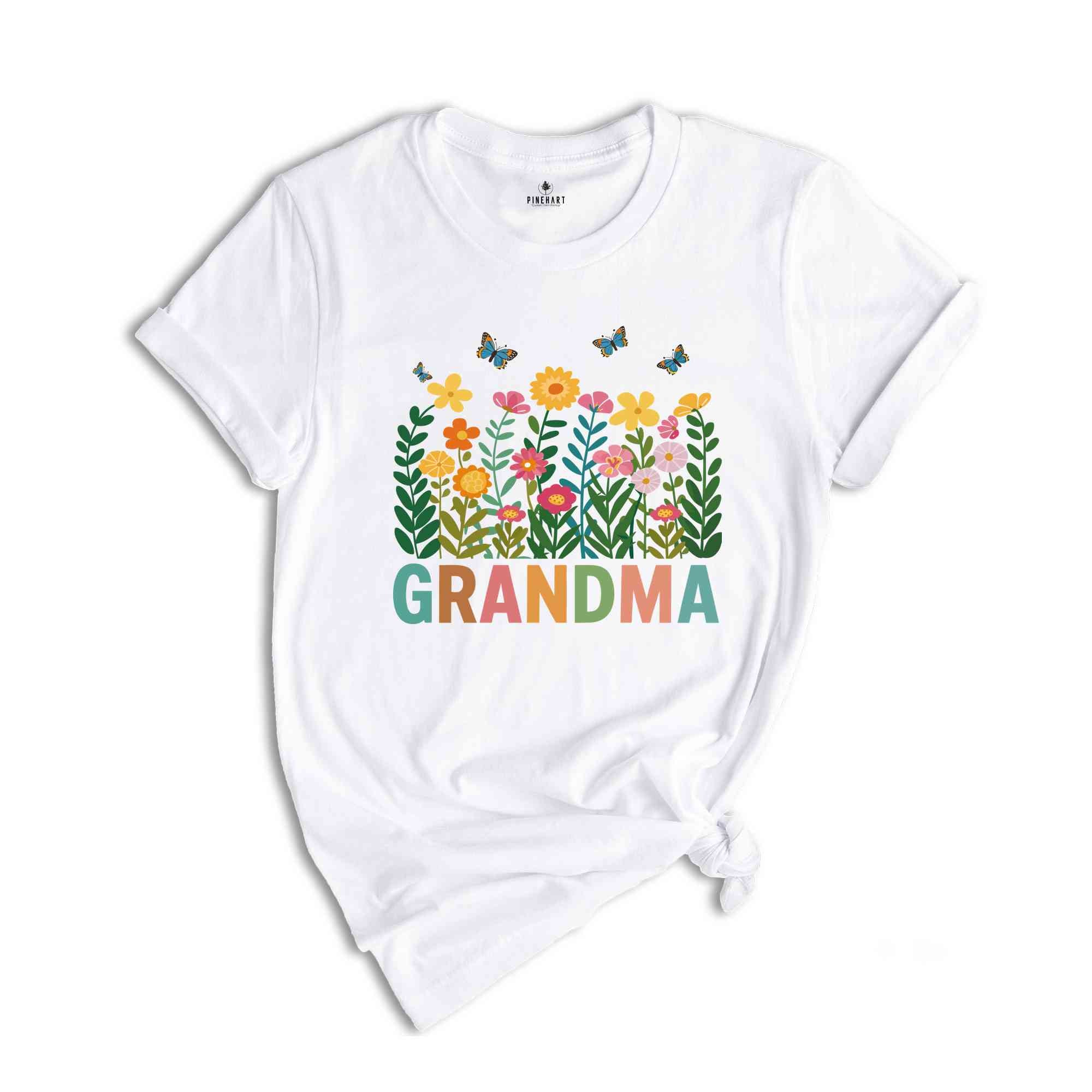 Wildflower Grandma Shirt, Flowers Shirt, Flower Grandma Shirt, Grandma Shirt, Cool Mom Shirt, Gift For Grandma