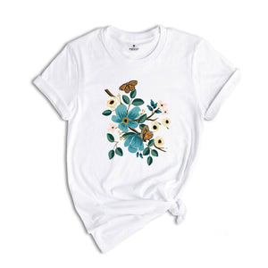 Wildflower Tshirt, Wild Flowers Shirt, Floral Tshirt, Flower Shirt, Gift for Women, Plant Ladies Shirt