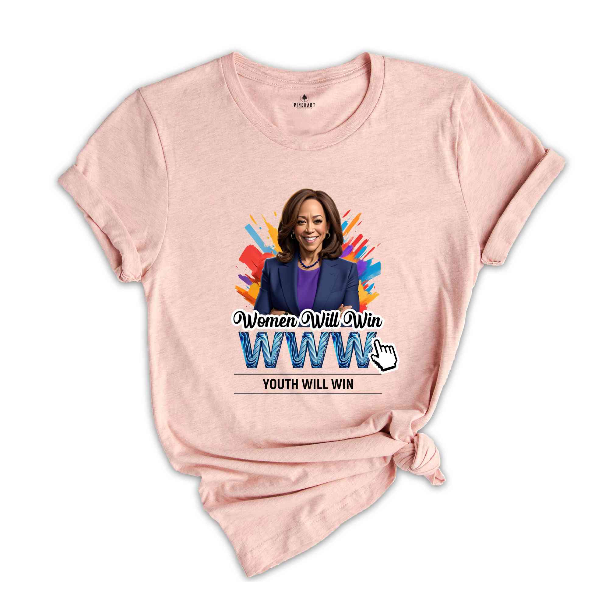 Women Will Win Shirt, Kamala Harris Shirt, 2024 Election T-Shirt, Feminist Shirt, Veto Kamala Shirt, President Kamala Shirt