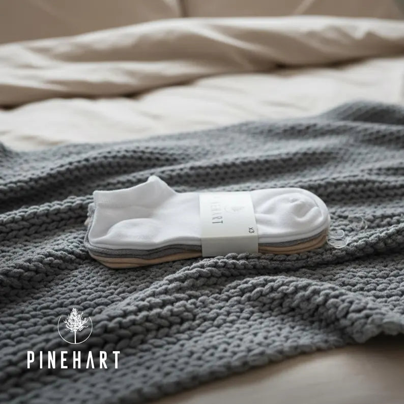 Women's 3-Pack Cotton Ankle Socks: Soft & Breathable Low-Cut Socks