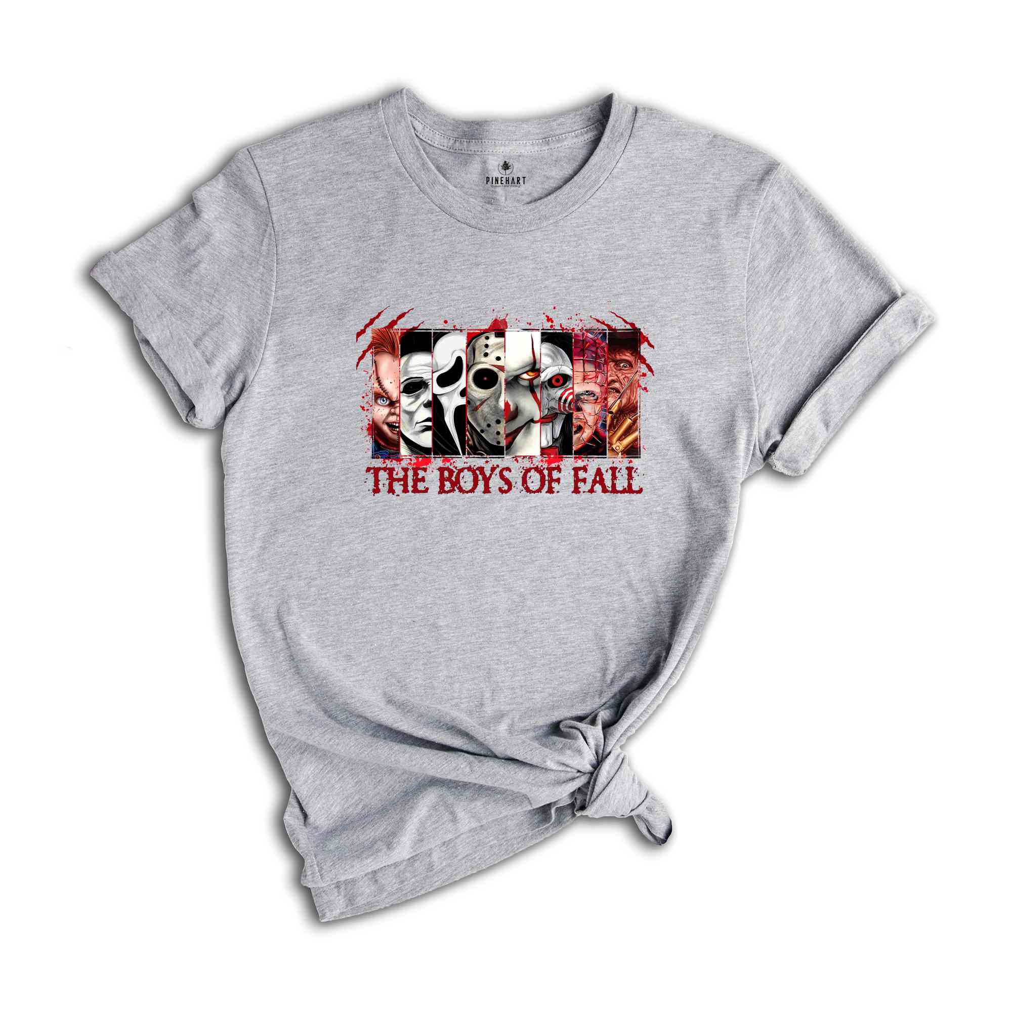 The Boys of Fall T-Shirt, Horror Movie Characters Tee, Spooky Season Shirt, Halloween T-Shirt, Halloween Horror Gifts