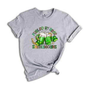 Fueled By Beer And Shenanigans Shirt, St. Patrick's Day Shirt, Feeling Lucky Shirt, Beer Shirt, Shamrock Shirt, Saint Patrick