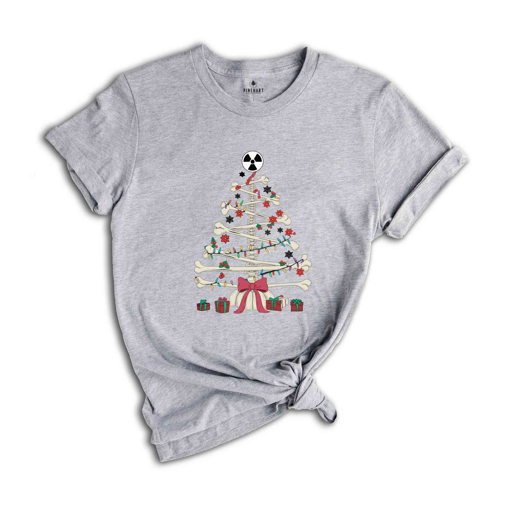 Radiology Christmas Shirt, Skeleton Christmas Tree Shirt, X-ray Tech Shirt, Radiologist Gift, RAD Tech Gift, Skeleton Christmas Shirt