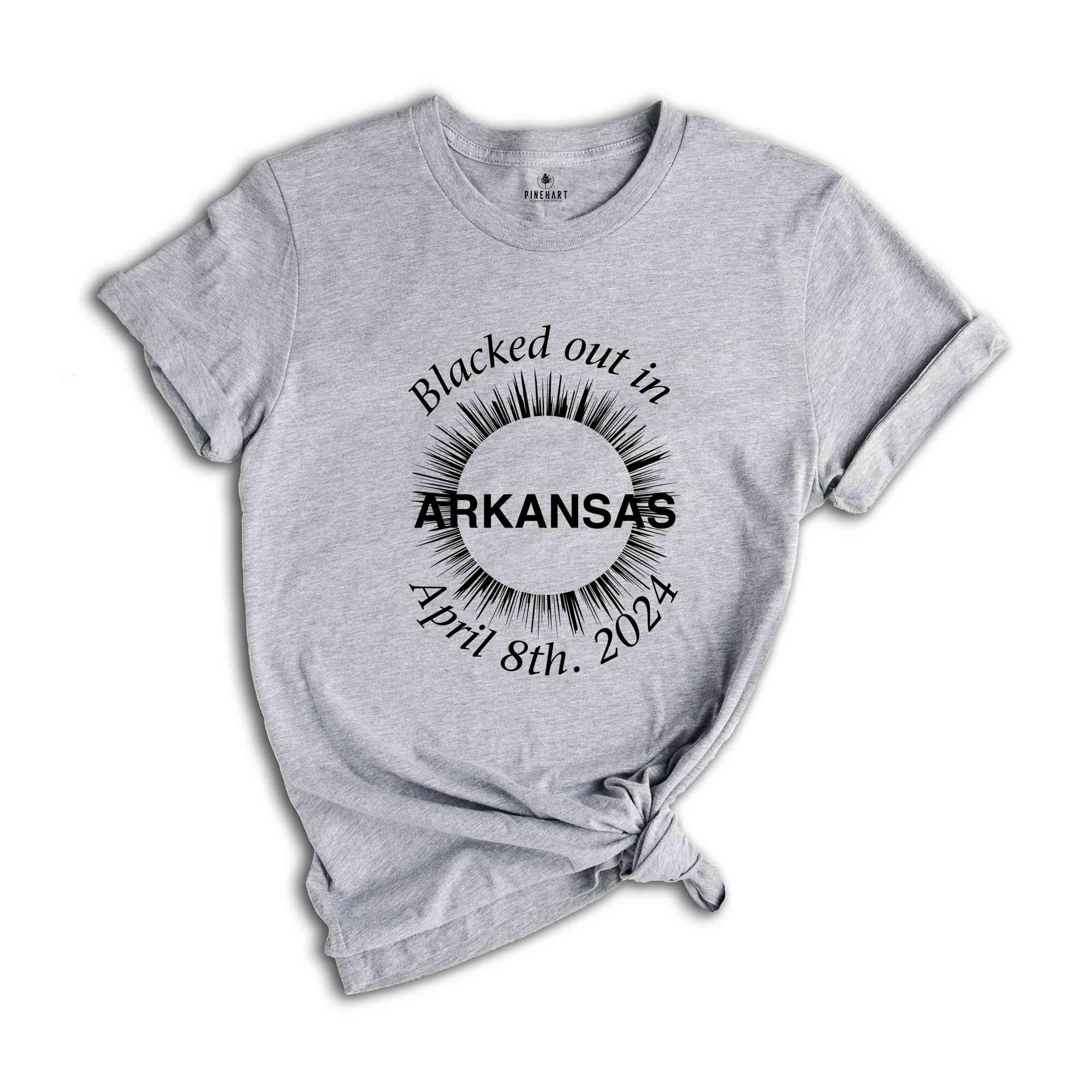 I Blacked Out In Arkansas Shirt, Arkansas Total Solar Eclipse Shirt, Celestial Shirt, Eclipse Event 2024 Shirt, April 8th 2024