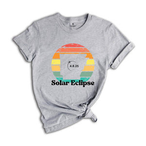 Arkansas Solar Eclipse T-Shirt, April 8 2025 Solar Eclipse, Total Solar Eclipse Apparel, Solar Eclipse Shirt