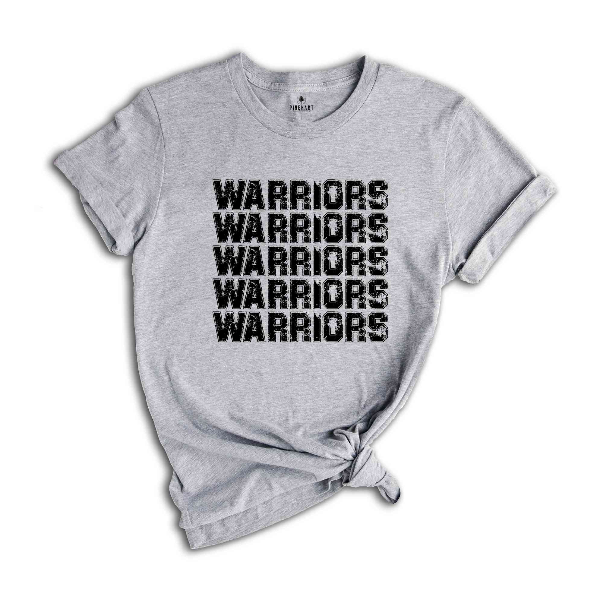 Team Mascot Shirt, Warriors Mascot Shirt, Warriors Fan Shirt, Warriors School Shirt, School Spirit Shirt, Warriors Team Shirt, Football Tee