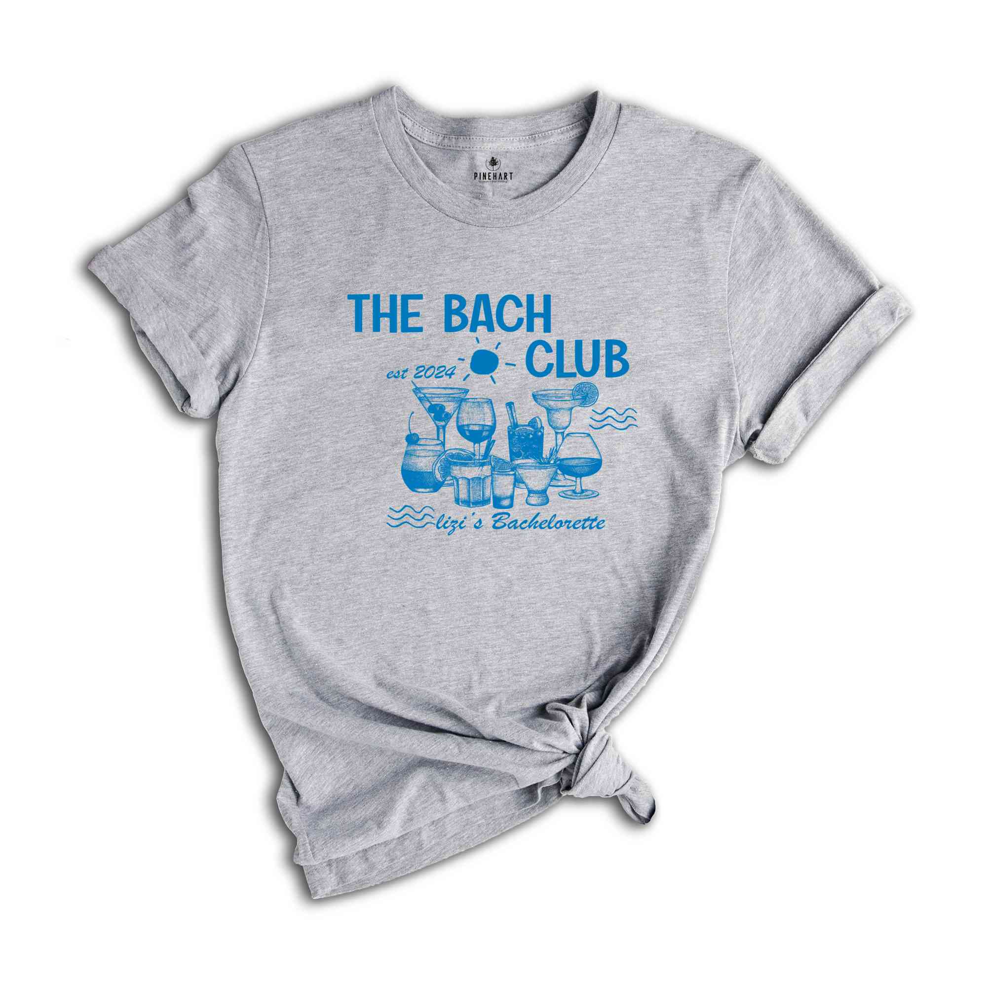 The Bach Club Bachelorette Shirt, Custom Bachelorette Shirt, Beach Bachelorette Party, Bridal Party Gift, Wedding Gift