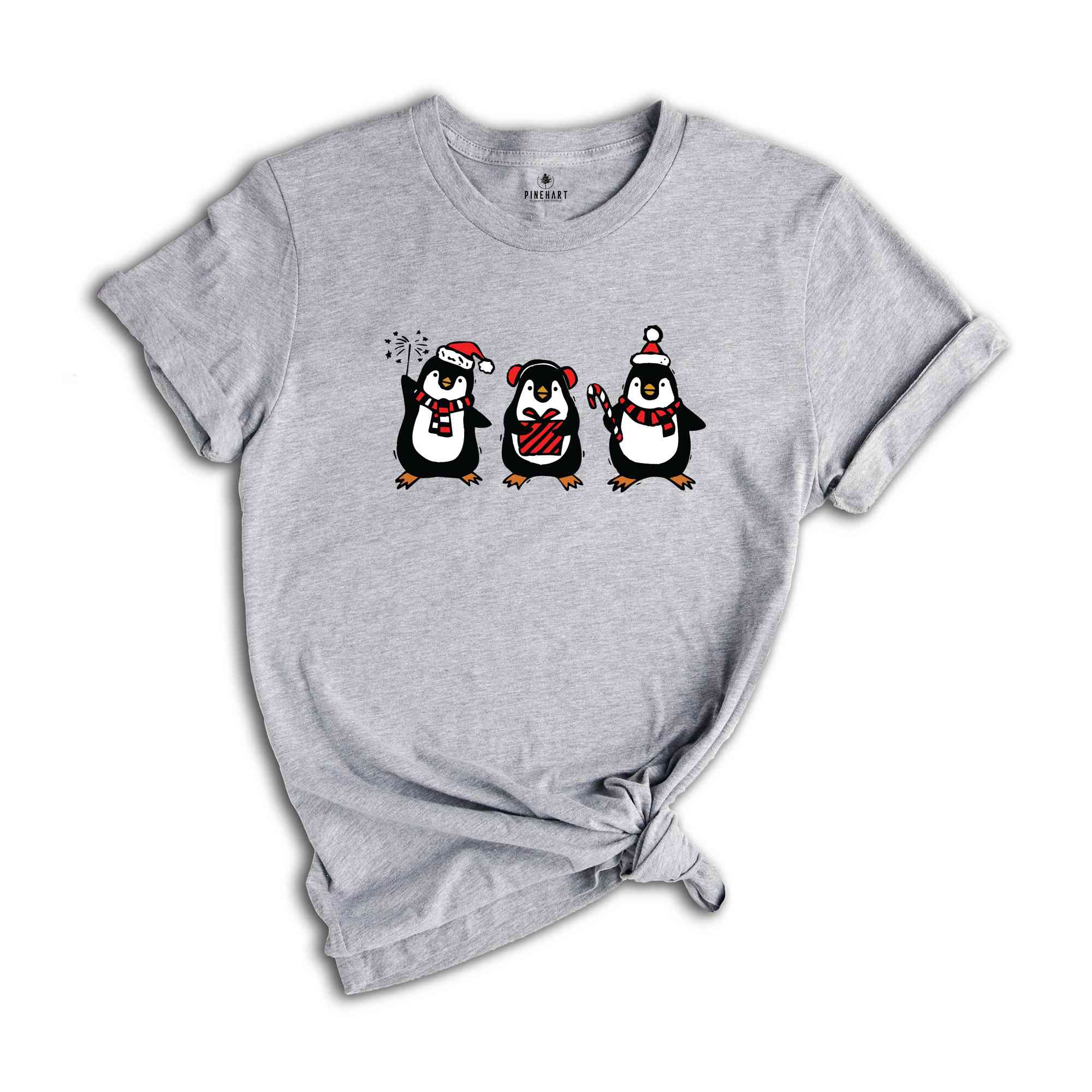 Christmas Penguins Tee, Xmas Animal Shirt Holiday Shirt, Funny Christmas Penguins, Christmas Party Tee, Sweet Xmas Shirt