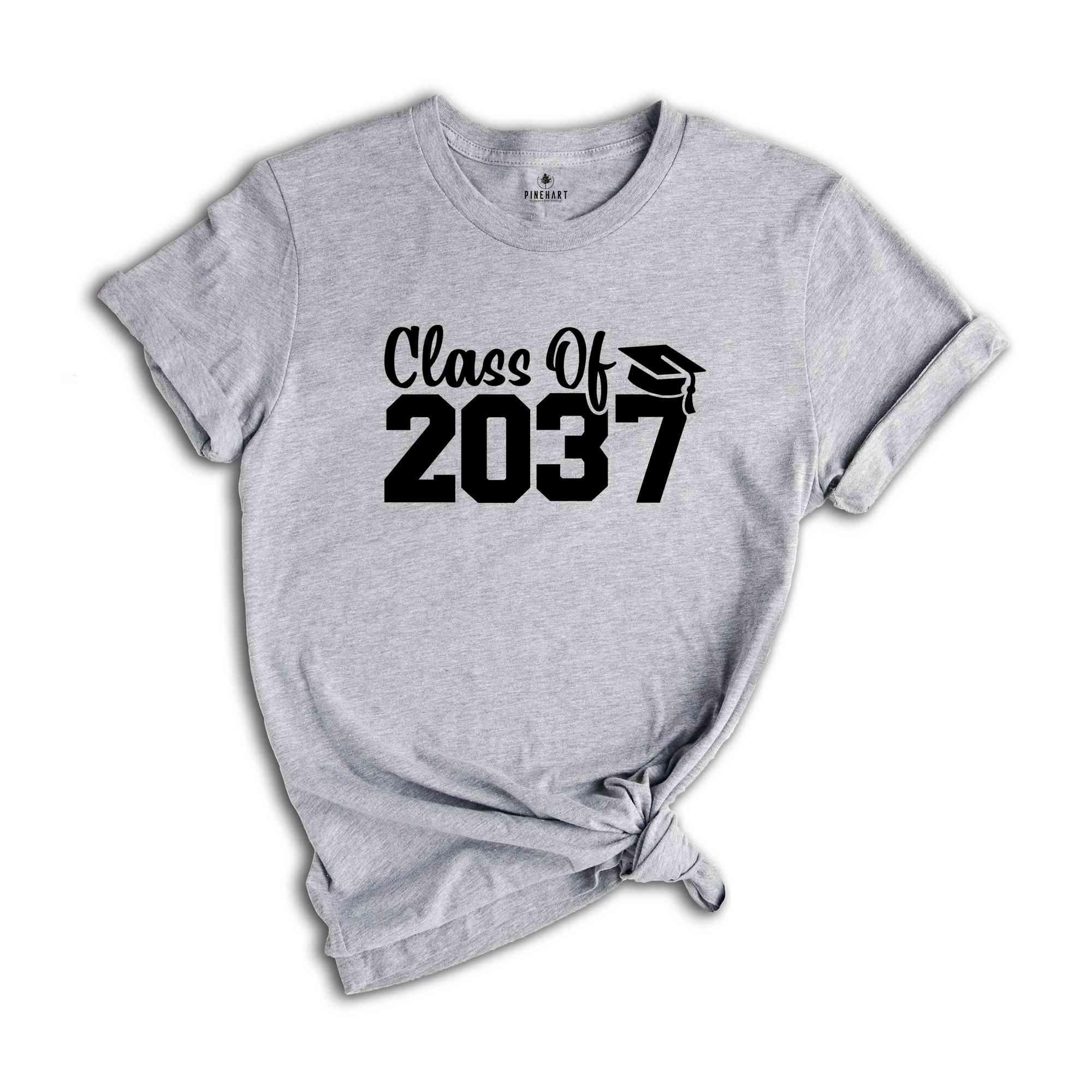 Class of 2037 Shirt, Growing Up Shirt, School Shirt, Graduation Gift, 2037 Shirt, Last Day Of School, Class of 2037, Class Of 2037 Tee