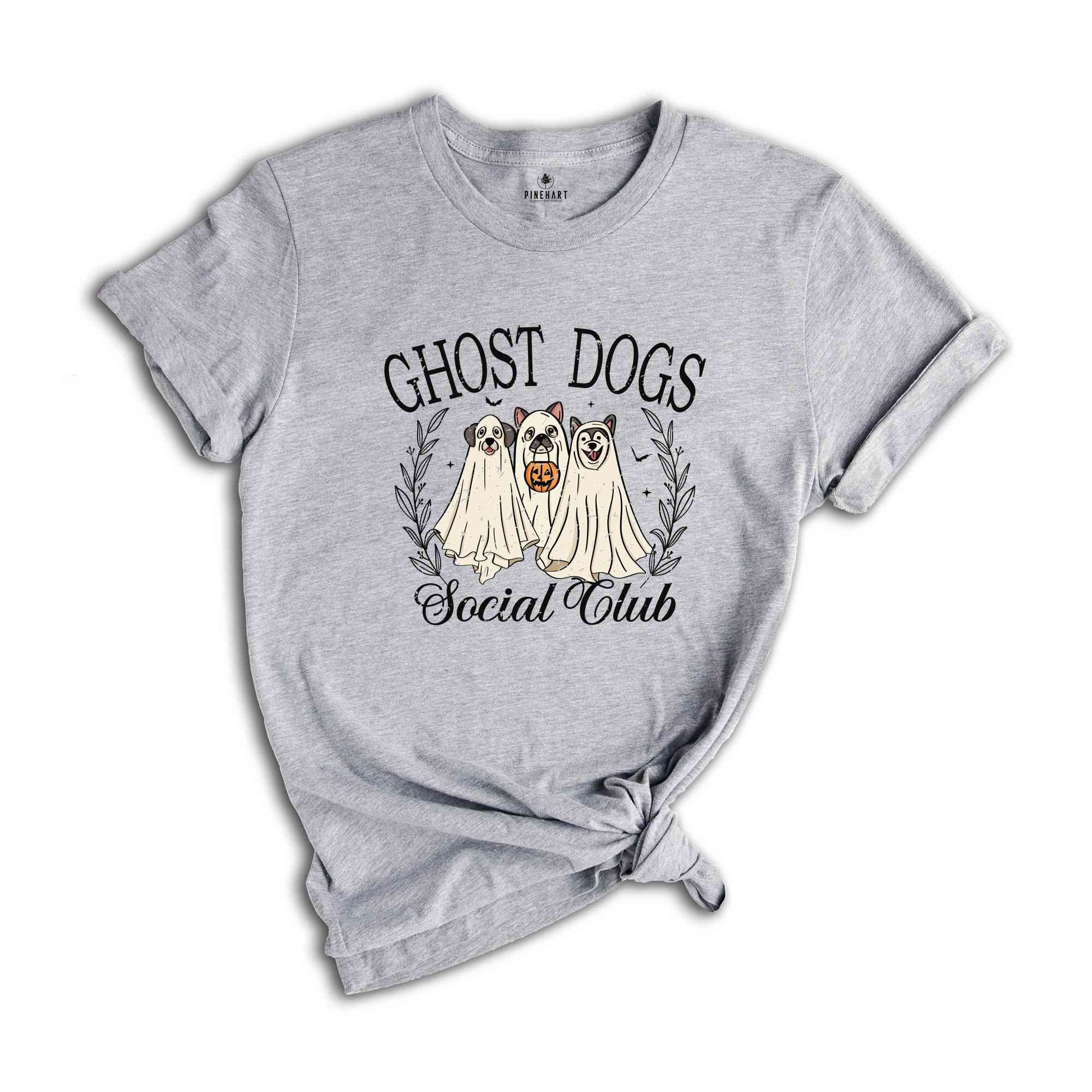 Ghost Dogs Social Club Shirt, Halloween Dog Shirt, Retro Dog Shirt, Retro Halloween Shirt, Dog Social Club Shirt