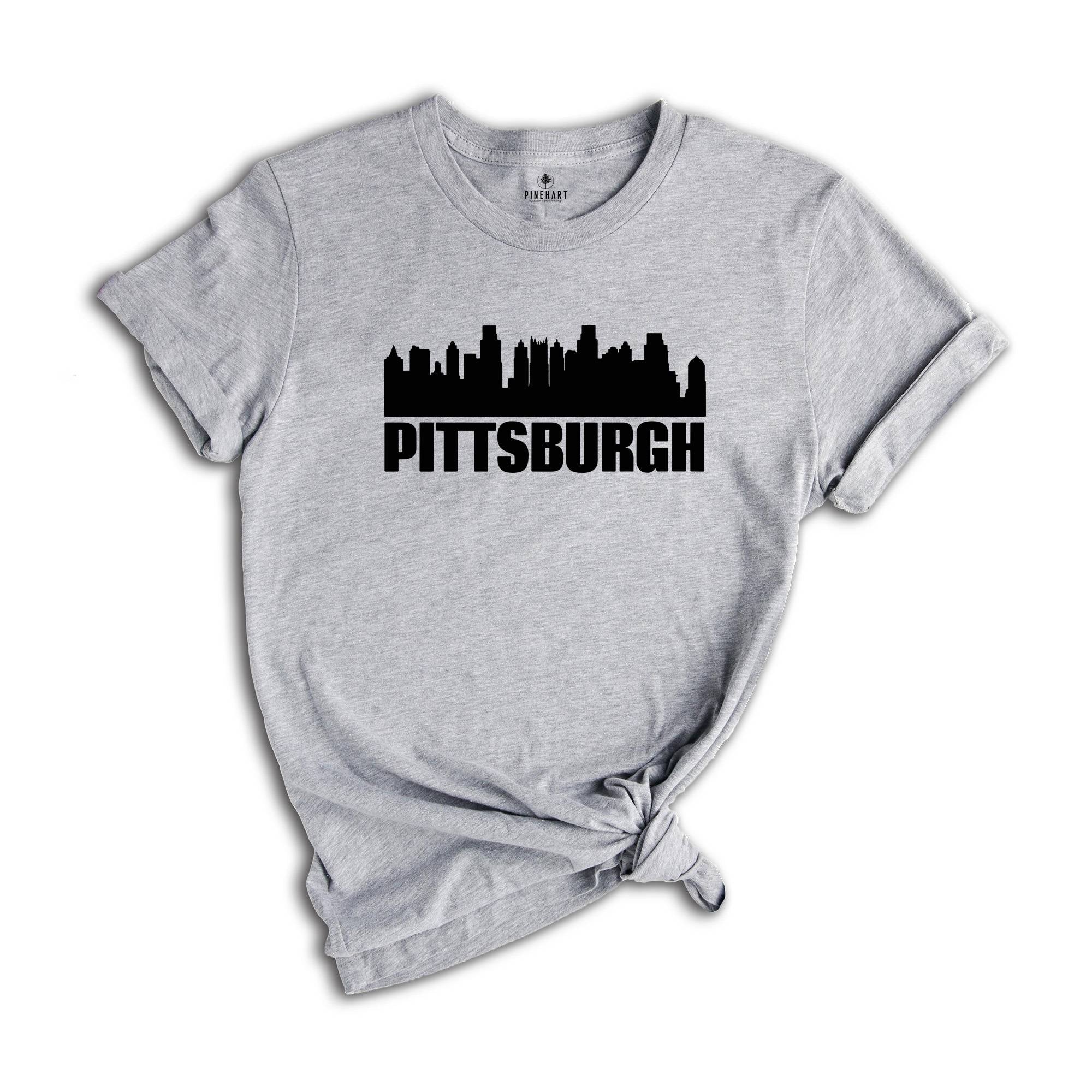 Pittsburgh Skyline Shirt, Pittsburgh Home Tee, Pittsburgh Gift, Pittsburgh Trip Shirt, Pittsburgh Sweatshirt, Pittsburgh T-shirt