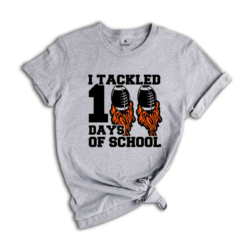 I Tackled 100 Days Of School Shirt, 100th Day Of School Shirt, Student Shirt, Back To School Shirt, 100th Day of School School Celebration,