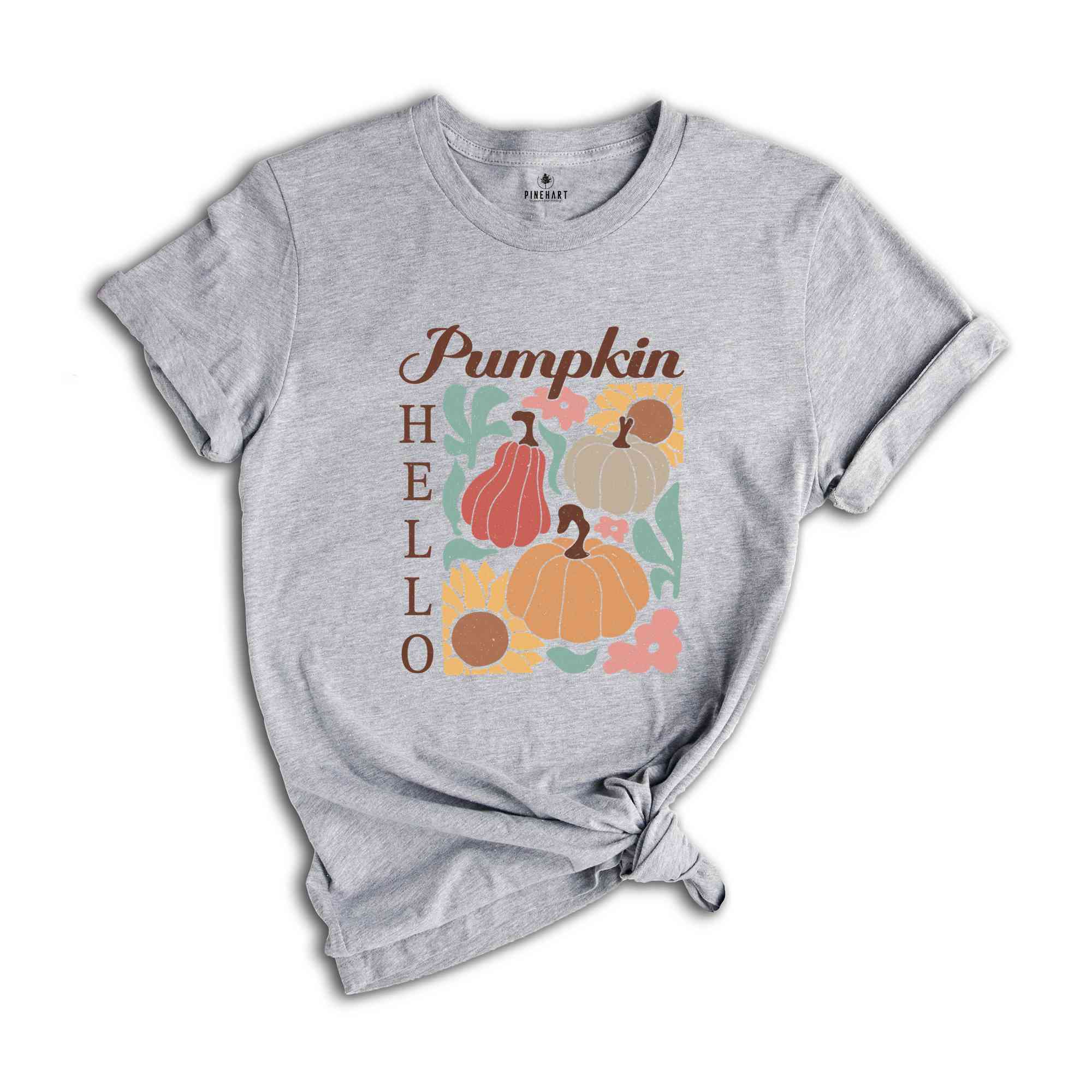 Hello Pumpkin Shirt, Autumn Shirt, Pumpkin Spice Shirt, Cozy Season Shirt, It's Fall Y'all, Pumpkin Season Shirt, Boho Fall Shirt