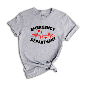 Emergency Department Nurse Shirt, ER Nurse Shirt, Emergency Medicine Nurse, Emergency Nurse Gift, ER Technician Shirt