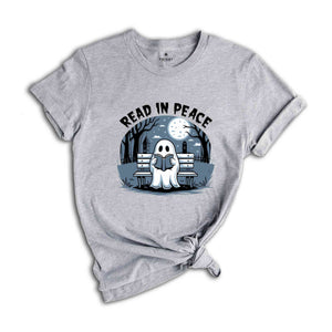 Read In Peace Shirt, Halloween Ghost Shirt, Halloween Shirt, Spooky Season Shirt, Fall Vibes Shirt, Halloween Party Tee