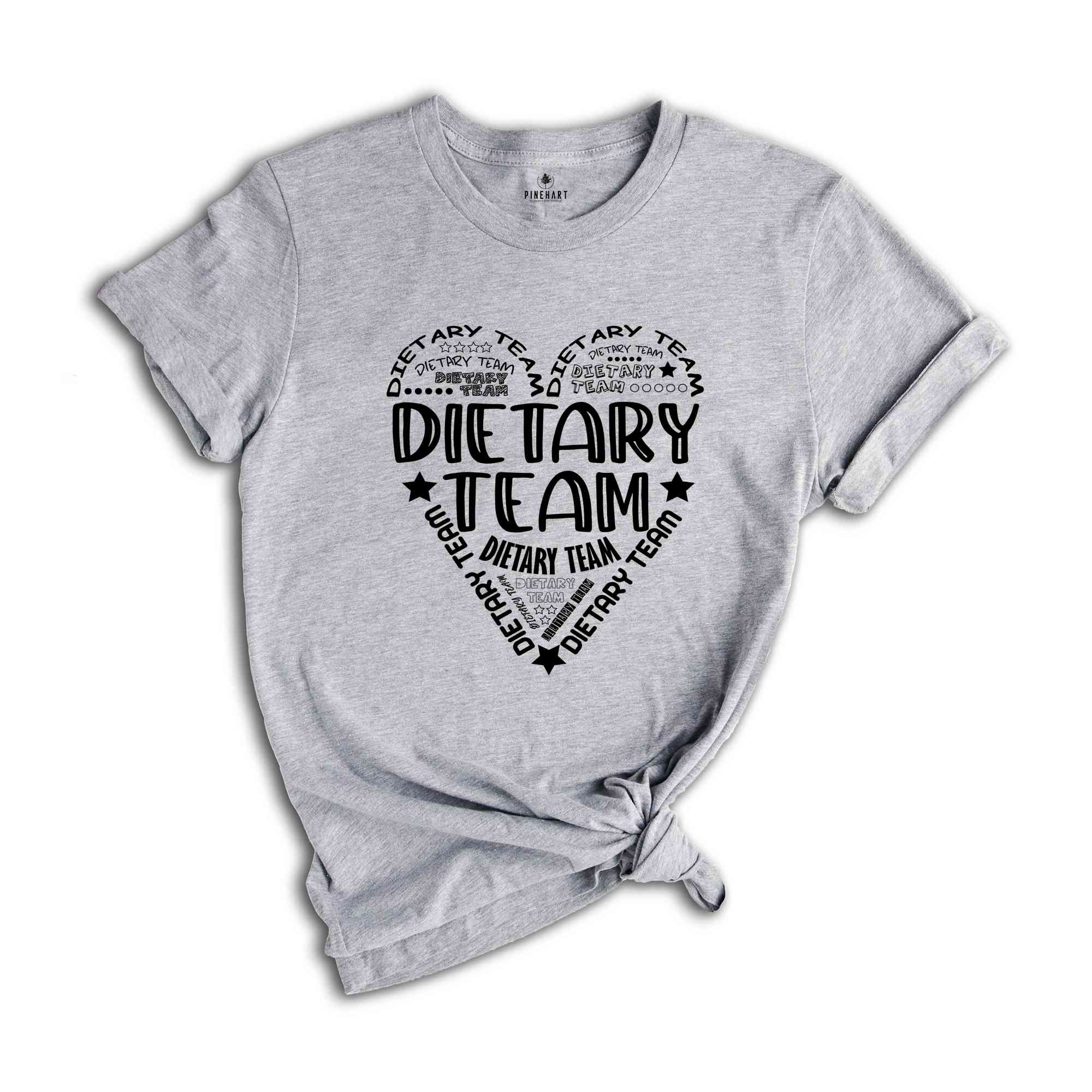 Dietary Team Shirt, Nutritionist Tee, Registered Dietitian Shirt, Future Dietitian Shirt, Dietary Manager Gift, Student Nutritionist Gift,