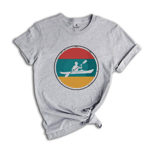 Retro Kayak T-Shirt, Gift for Kayaker, Canoe Shirt, Adventure Shirt, Canoeing Kayaking Shirts, Nature Lovers Gift, Vintage Kayak Shirt Men