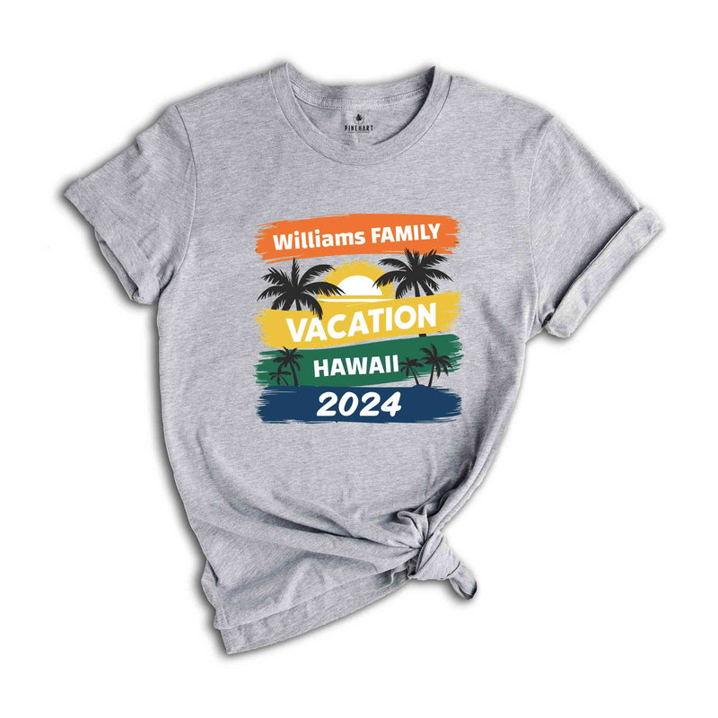 Family Vacation 2024 Shirt, Matching Family Trip Shirt, Personalized Family Shirt, Custom Vacation Shirt, Family Cruise Shirt, Summer Shirts