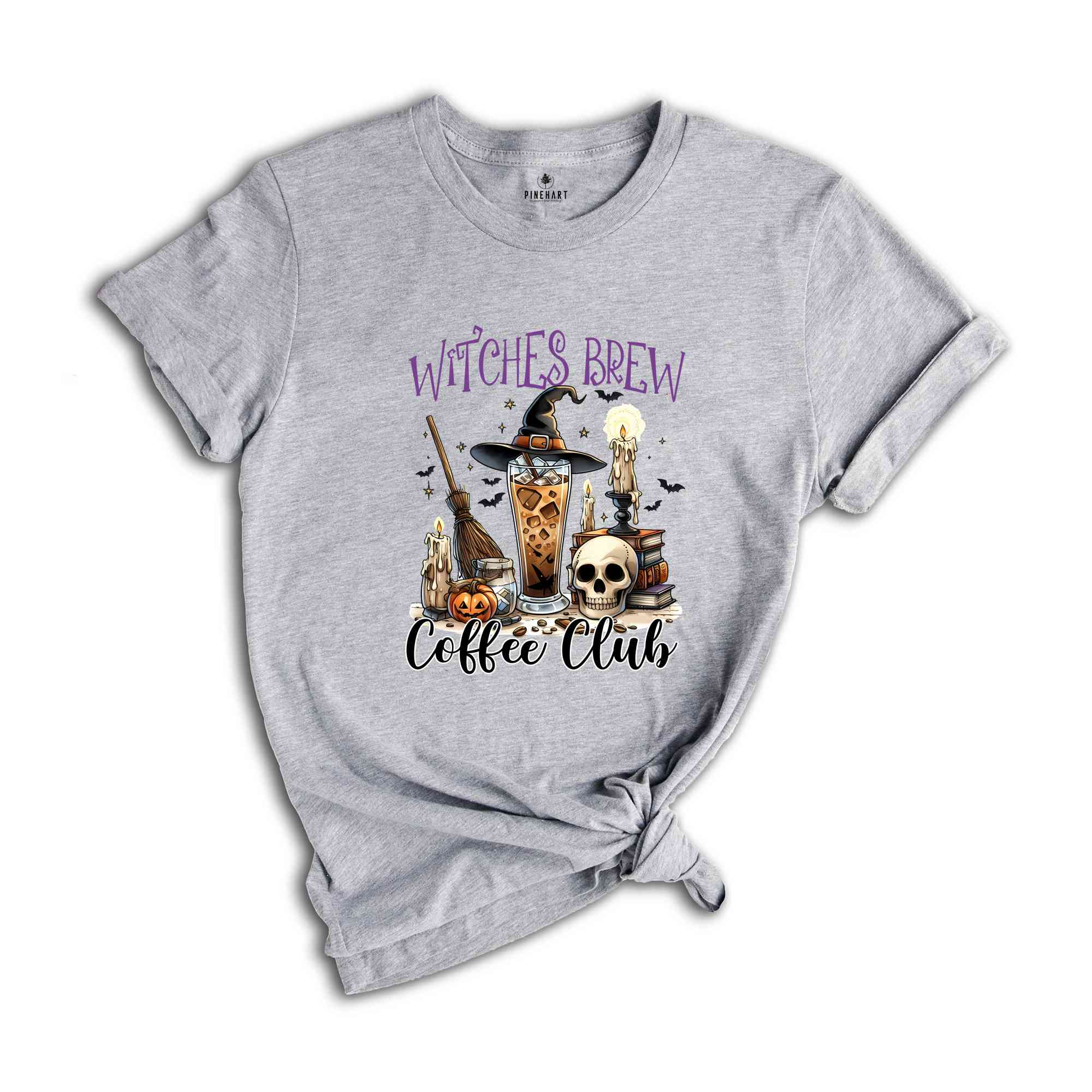 Witches Brew Coffee Club Shirt, Halloween Shirt, Spooky Pumpkin Shirt, Halloween Party Shirt, Halloween Party