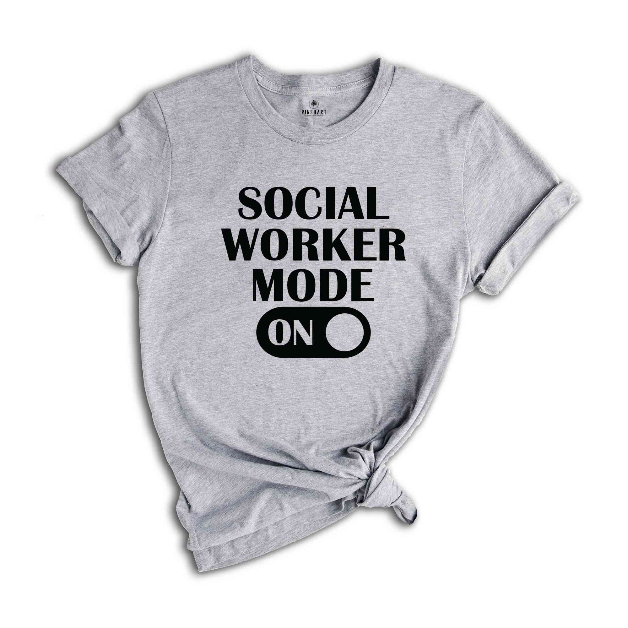 Social Worker Mode On Shirt, Gift For Social Worker, Retro Social Worker Shirt, Motivational Shirt, School Social Worker Shirt