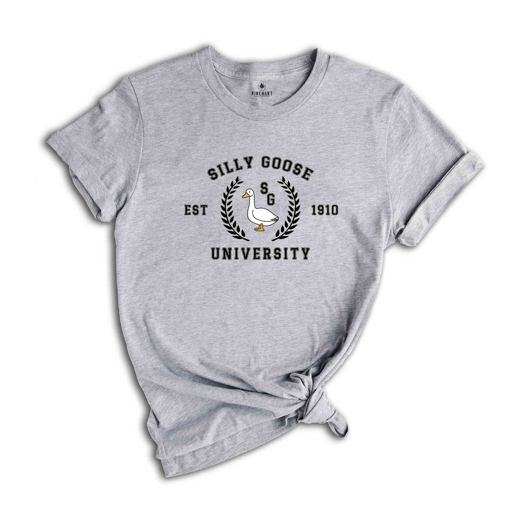 Silly Goose University Shirt, Est. 1910 Shirt, Funny Goose Shirt, Silly Goose College Shirt, Retro Goose Shirt, Vintage University Shirt