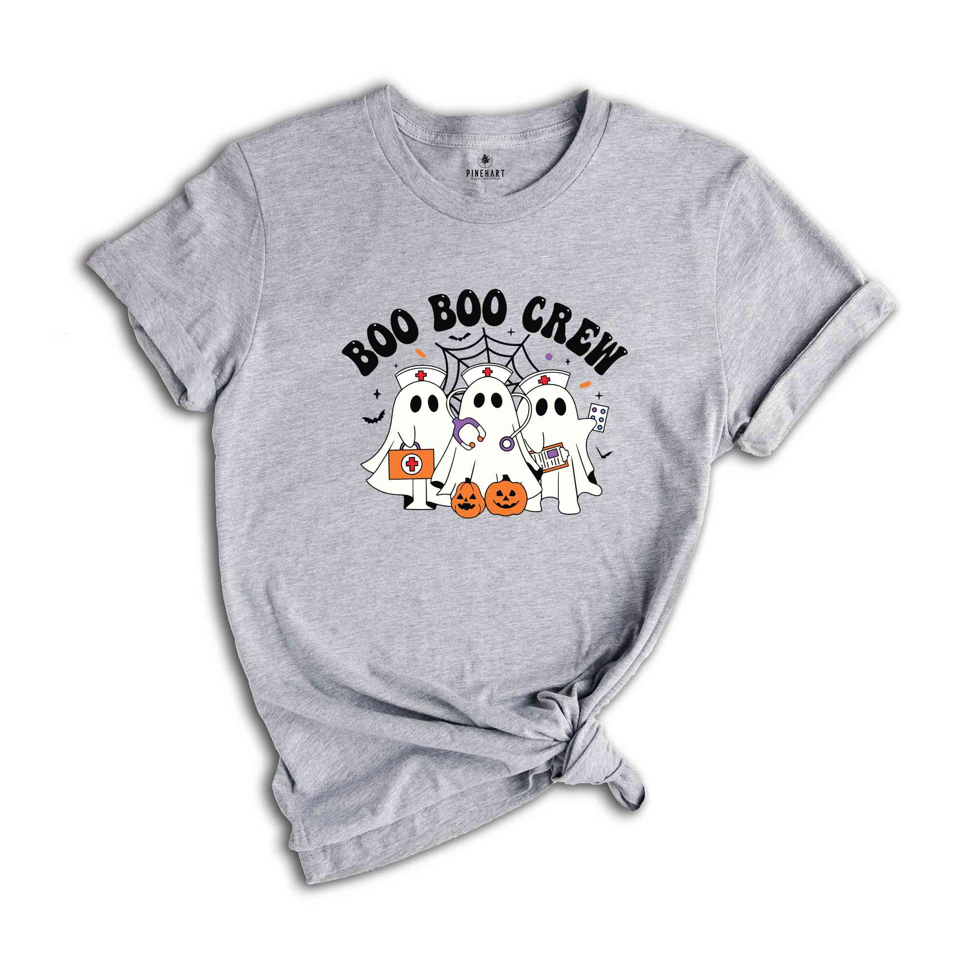 Boo Boo Crew Halloween Nurse T-Shirt, Halloween Nurse Shirt, Halloween Gifts For Nurses, Spooky Season Tee