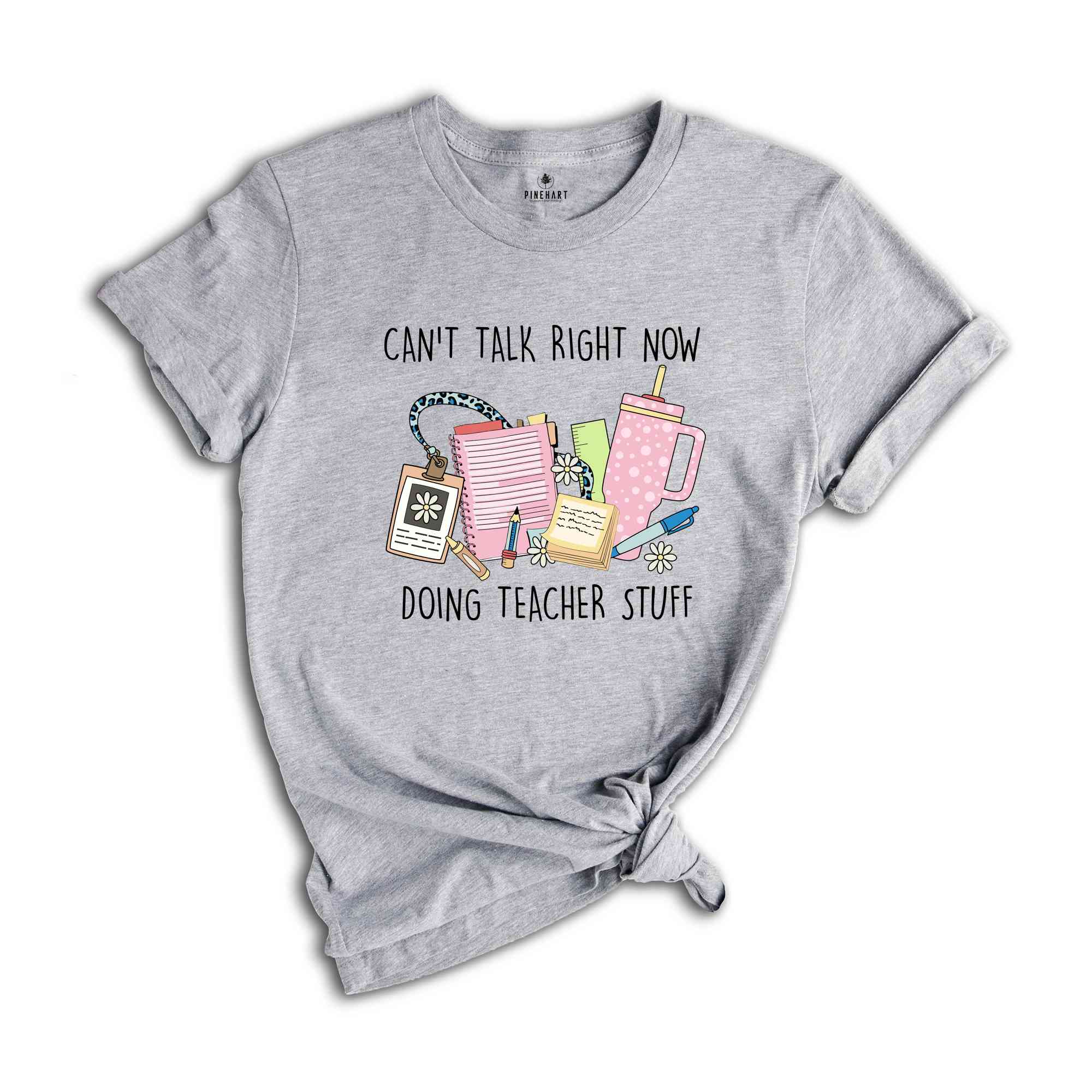 Can't Talk Right Now Doing Teacher Stuff Shirt, Teacher Appreciation Gifts, Retro Teacher Shirt, Shirt for Her, Retro Shirts