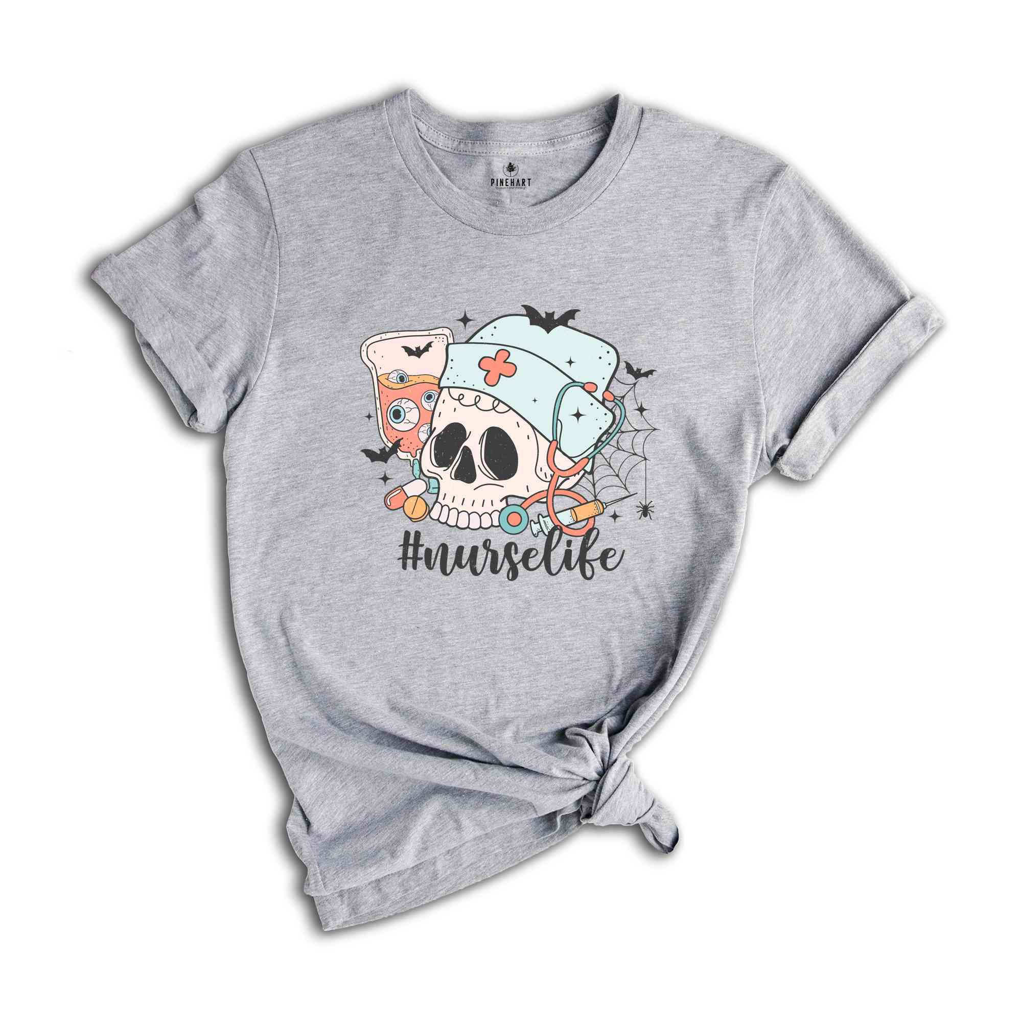 Halloween Nurselife Shirt, Halloween Shirt, Spooky Pumpkin Shirt, Halloween Party Shirt, Retro Halloween Shirt