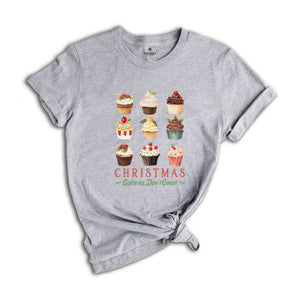 Christmas Calories Dont Count Shirt, Christmas Cake Shirt, Christmas Cake, Christmas Shirt, Christmas Gift, Christmas Family