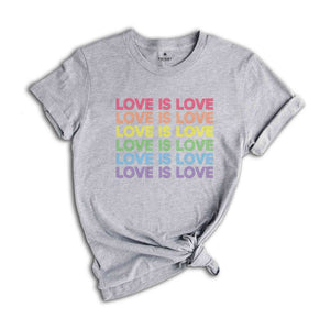 Love Is Love Shirt, Pride Shirt, Kindness Shirt, LGBTQ Support Shirt, Gay Pride Shirt, Lesbian Pride Shirt, Rainbow Shirt, Equality Shirt