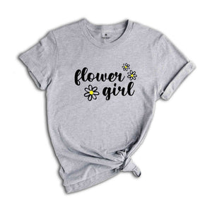 Flower Girl Shirt, Wedding Shirt, Matching Bridesmaid Shirt, Flower Girl Wedding Party Shirt, Cute Flower Girl