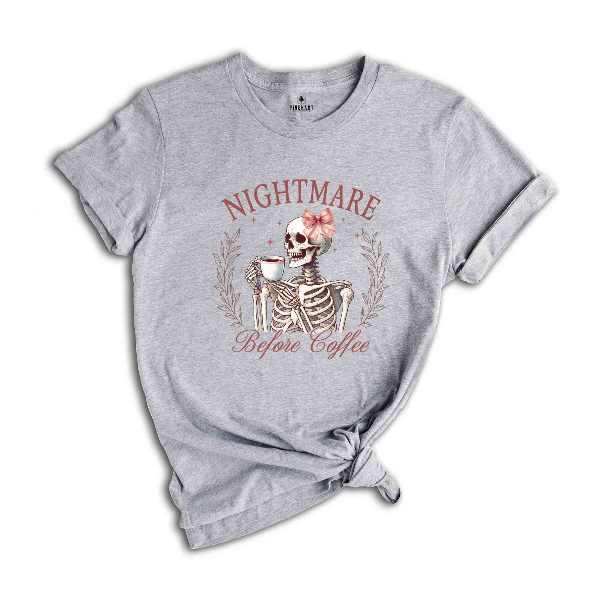 Nightmare Before Coffee Shirt, Coffee Lover Halloween, Spooky Season Shirt, Skeleton Shirt, Halloween Gift, Halloween Shirt, Horror Shirt