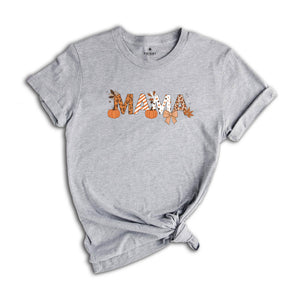 Fall Mama Coquette Pumpkin Shirt, Fall Vibes Shirt, Holiday Season Shirt, Mom Fall Gifts, Cute Mom Shirt, Thanksgiving Shirt